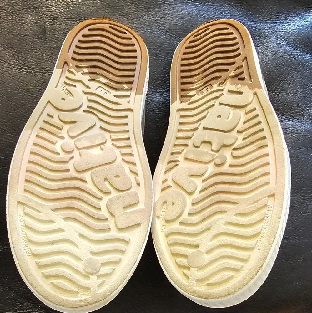 Native Jefferson Unique Marble Tan Brown Slip On Water Shoes Kid's Size J1